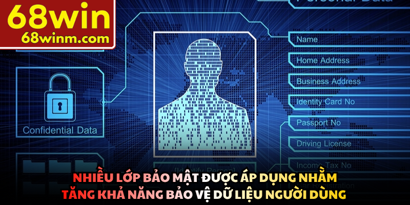 Nhiều lớp bảo mật được áp dụng nhằm tăng khả năng bảo vệ dữ liệu người dùng